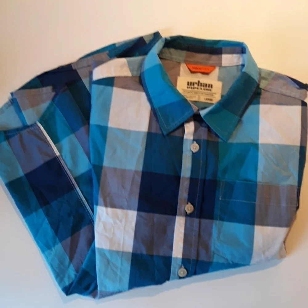 Urban Pipeline large boys button down short sleeve